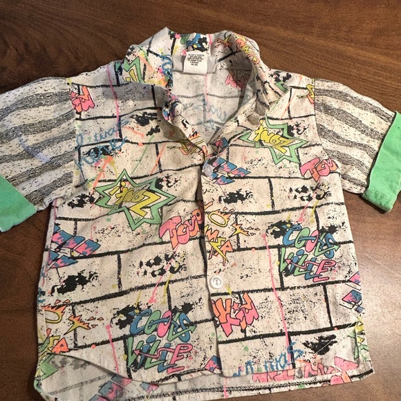 Vintage 1980s Boys Shirt and Pants Set - Picture 2 of 6